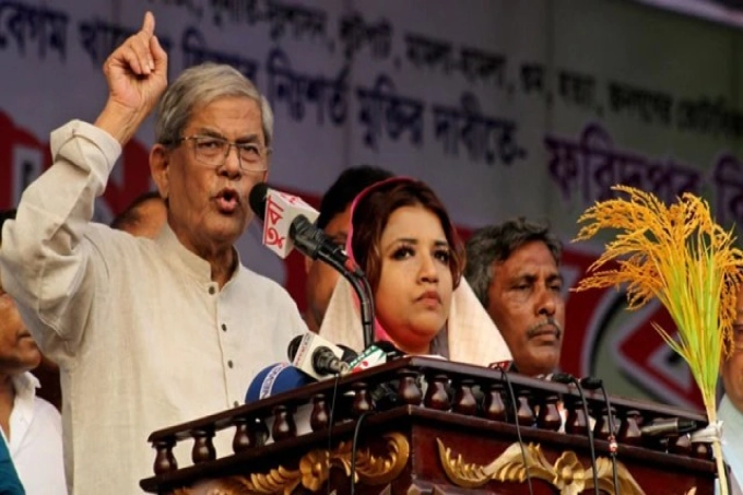 দাবি একটাই, শেখ হাসিনাকে পদত্যাগ করতে হবে : মির্জা ফখরুল