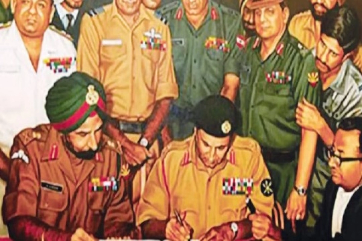 পাকিস্তানের আত্মসমর্পণ