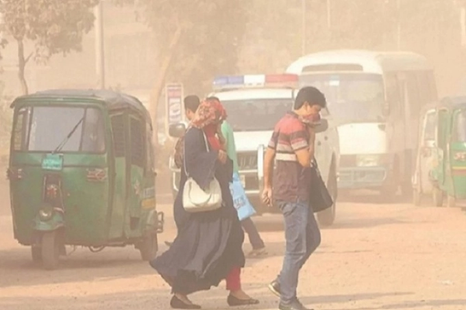 বিশ্বের দ্বিতীয় দূষিত শহর ঢাকা