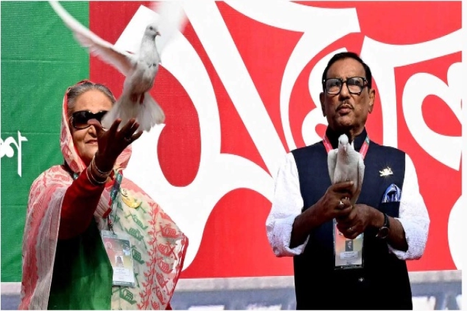 আ.লীগের সভাপতি শেখ হাসিনা, সাধারণ সম্পাদক ওবায়দুল কাদের