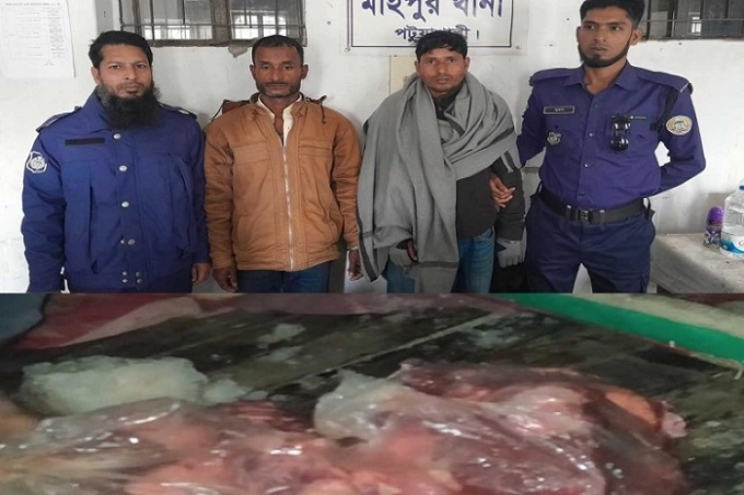 পটুয়াখালীতে ২০ কেজি হরিণের মাংসসহ ২ শিকারি গ্রেফতার