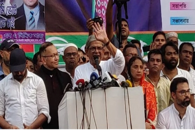 জনতার উত্তাল স্রোত থামানো যাবে না : মির্জা ফখরুল