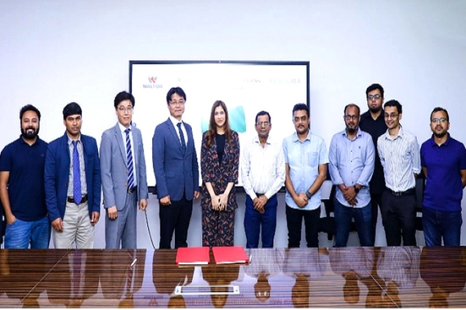 সাউথ কোরিয়ায় টিভি রপ্তানি শুরু ওয়ালটনের