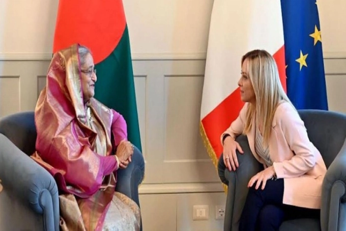 বাংলাদেশি শ্রমিকদের বৈধ অভিবাসনে ইতালির প্রধানমন্ত্রীর গুরুত্বারোপ