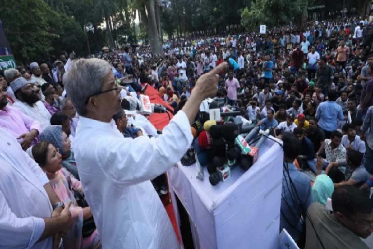 সোজা আঙ্গুলে ঘি না উঠলে ফয়সালা হবে রাজপথে: মির্জা ফখরুল