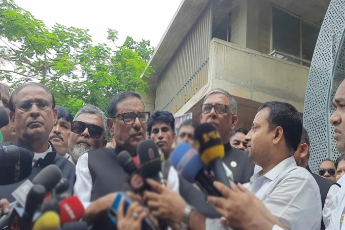 নো বলে গুগলিও হয় না, আউটও হয় না : ফখরুলকে কাদের