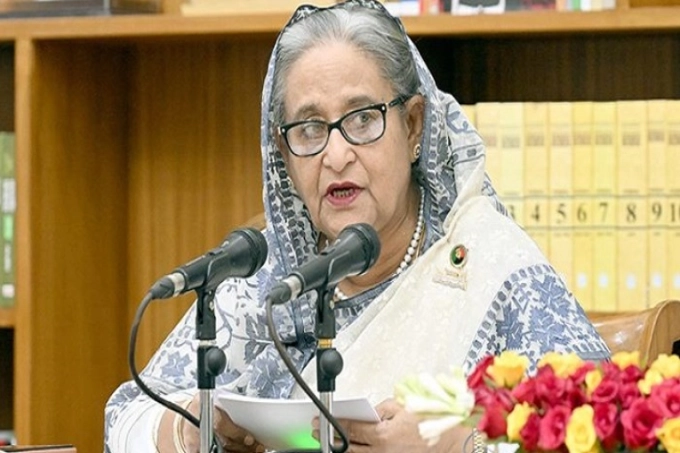 আগেও কেউ নির্বাচন ঠেকাতে পারেনি, এবারও পারবে না : শেখ হাসিনা