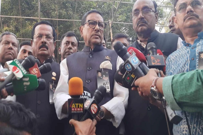 অপকর্ম করতে আবারও অবরোধ ডেকেছে বিএনপি : কাদের