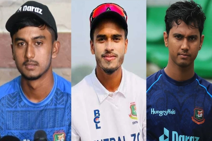 বাংলাদেশের টেস্ট দল ঘোষণা, ৩ নতুন মুখ
