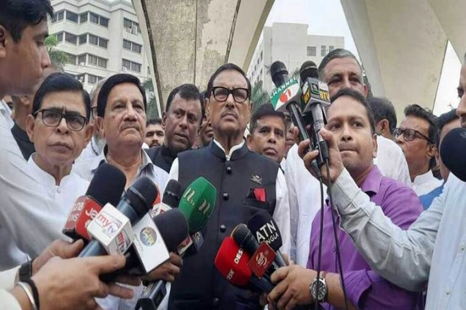 বিএনপিকে গণতান্ত্রিক দল মনে করি না : ওবায়দুল কাদের