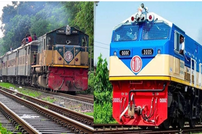 সিগন্যাল ভুলে এক লাইনে দুটি ট্রেন