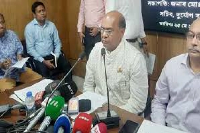 রাতেই মহাবিপদ সংকেত দেখানো হতে পারে: দুর্যোগ প্রতিমন্ত্রী